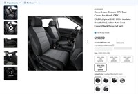 N3521  Coverdream Custom CRV Seat Covers Black/Gr