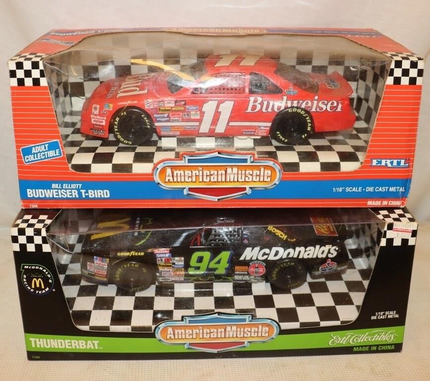 2 ERTL Bill Elliot Nascar Collectibles: