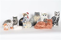 Cat Figurines- Most Ceramic - Some Vintage