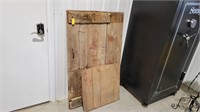 Wood Barn Door and Wood Piece