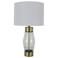 Decor Therapy Convex Clear Table Lamp Glass