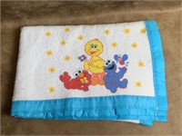 Vintage Sesame Street Baby Blanket