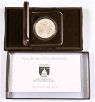 Lot #4221 - 1989 Proclaiming Democracy Silver