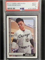 PSA Graded Yoan Moncada Baseball Card Mint 9