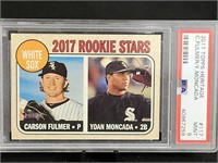 PSA Graded C.Fulmer/Y.Moncada Baseball Card Mint 9