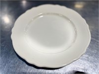 Bid X36 White Carolyn Plates 8-1/4"