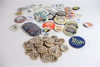 VTG Hershey Wooden Medallions & Buttons