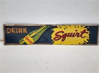 1941 SST Squirt Soda Tacker Sign