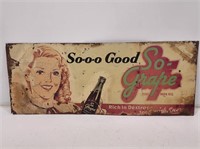 SST So-Grape Soda Tacker Sign