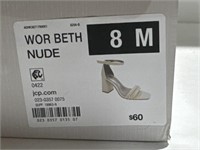 $60  Wor Beth Nude Size 8 M