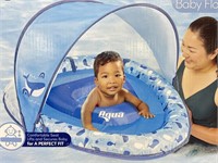 Blue Whale Aqua Adjustable Baby Float