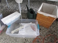 empty tote,basket & items