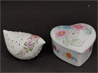 Arden Romance Heart Box & Bird Pomander