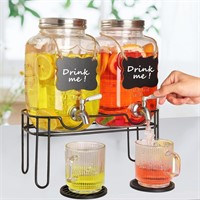 NEW $90 Drink Dispensers with Stand 2 Gallon