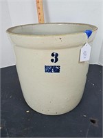 3 gallon Ruckles Stone Ware crock