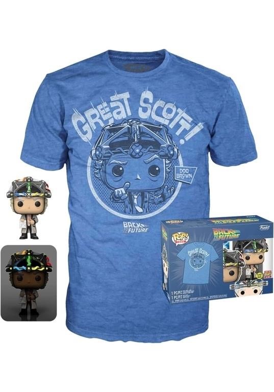 Funko Pop! & Tee: Back to The Future - Doc with