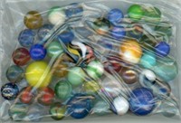 Bag Playing Marbles With Shooter