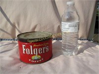 Vintage upopend Folger's Coffee tin