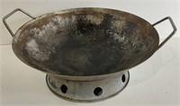 Traditional Steel Wok With Stand