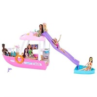 Barbie Toy Boat Playset, Dream Boat with 20+