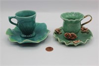 Antique Porcelain Demitasse Cups and Saucers lot