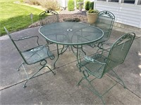 Patio Metal Table and Chairs