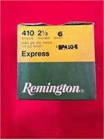 Box of 25 Remington Express .410 2 1/2" 6 Shot