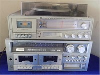 Couple Vintage Stereo Equipment Untested