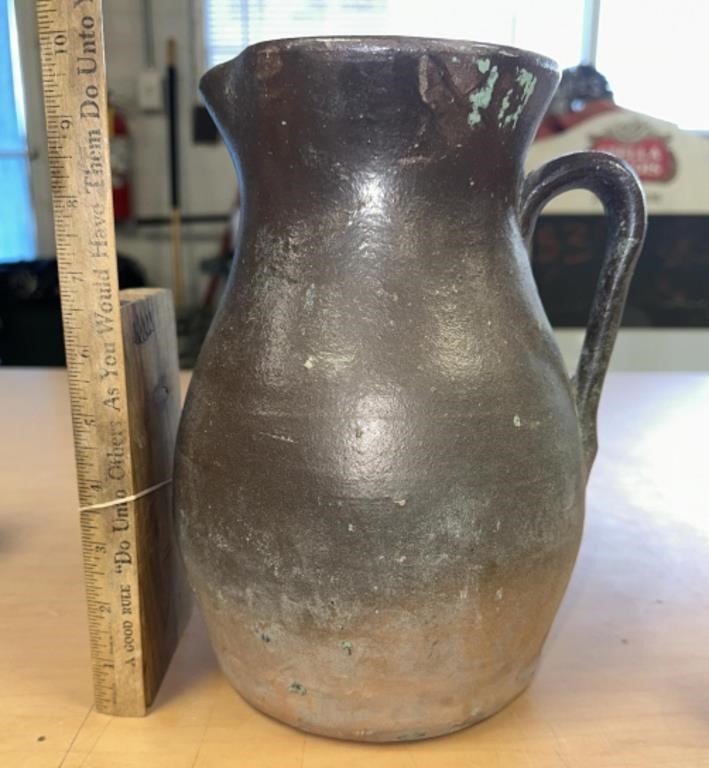10" pottery pitcher