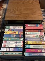 Box of children’s VHS Tapes VeggieTales,
