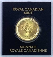 1g Gold Maple Leaf, 2023 Canada .9999