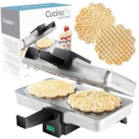 1 LOT, 2 PIECES, 1 Pizzelle Maker - Polished