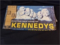 The EXCITING NEW GAME OF KENNEDYS Vintage Board