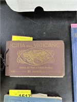 VINTAGE VATICAN CITY POST CARD ALBUM BOOK