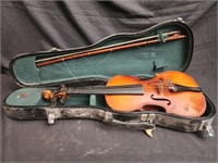 Vintage violin in case