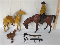 1973 Lone Ranger Doll w/ Horse Toys