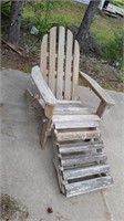 Wooden Outdoor Chair - Folds up!