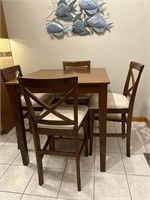 Pub Height Table and 4 chairs