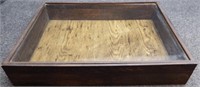 Wood & Glass Countertop Showcase / Display Case