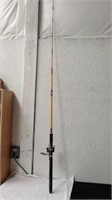 Eagle claw fishing pole with quantum reel