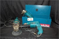 Makita Disc Grinder, Drill & Nibbler W/ Box