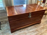 Cedar chest and contents