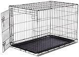 AmazonBasics Metal Dog Crate 36x23x25