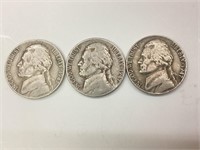 3- 1947 US Nickels