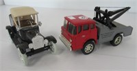 (2) Diecast Vehicles Including Ford Tow Truck By