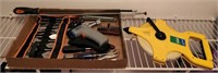 GROUP ASSORTED TOOLS, SCREW DRIVERS, BITS, MISC