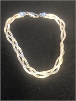 Sterling Silver triple braided Bracelet