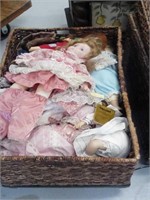 Crate of dolls