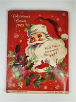 1970 CHRISTMAS CARD SALESMENS BOOK