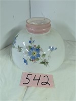 Vintage Milk Glass Hurricane Lamp Shade